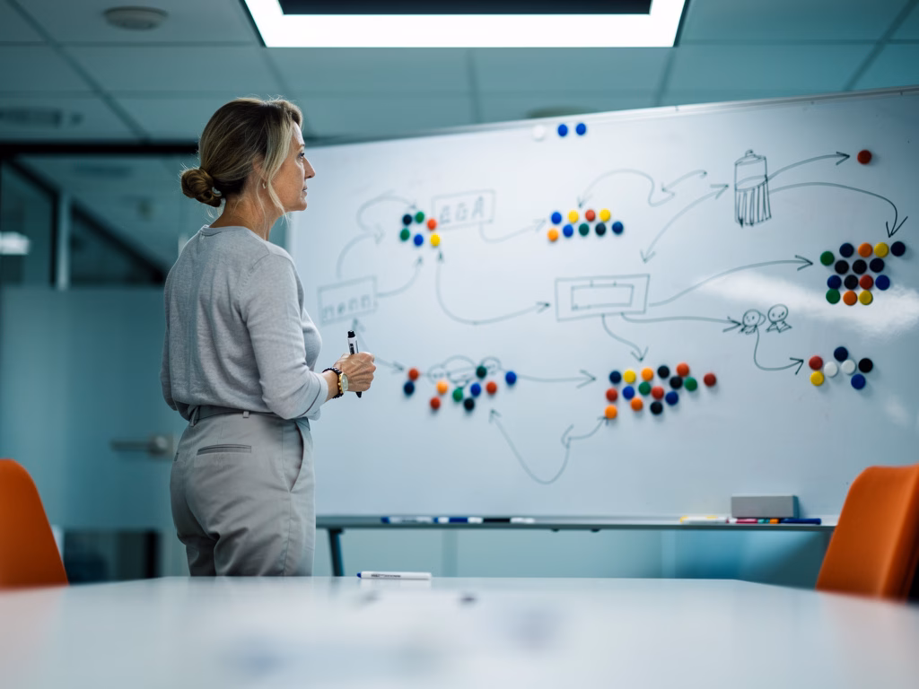 Seção sobre mapeamento de stakeholders e construção de coalizão — momento de planejamento colaborativo gestão de mudança em transformação digital