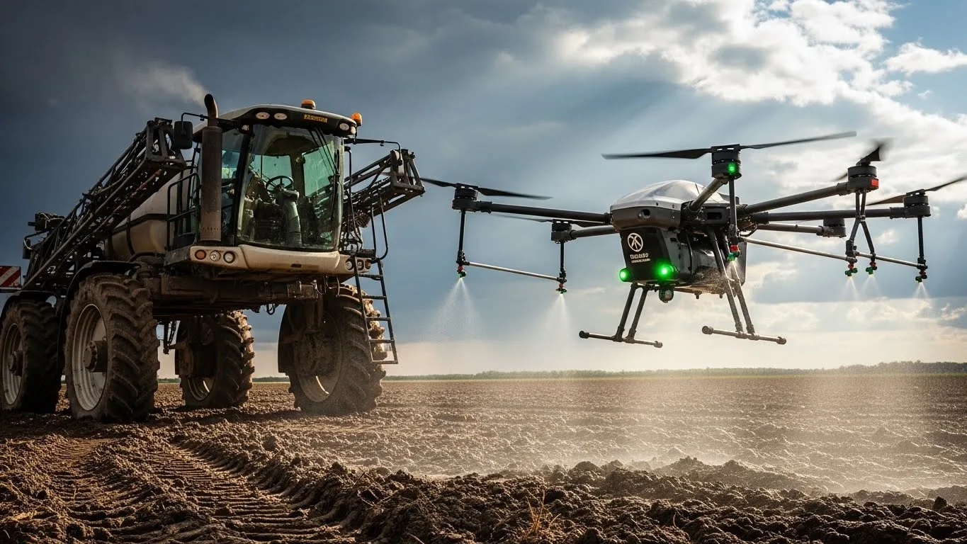 Drone vs. Pulverização Tradicional: Qual Rende Mais?
